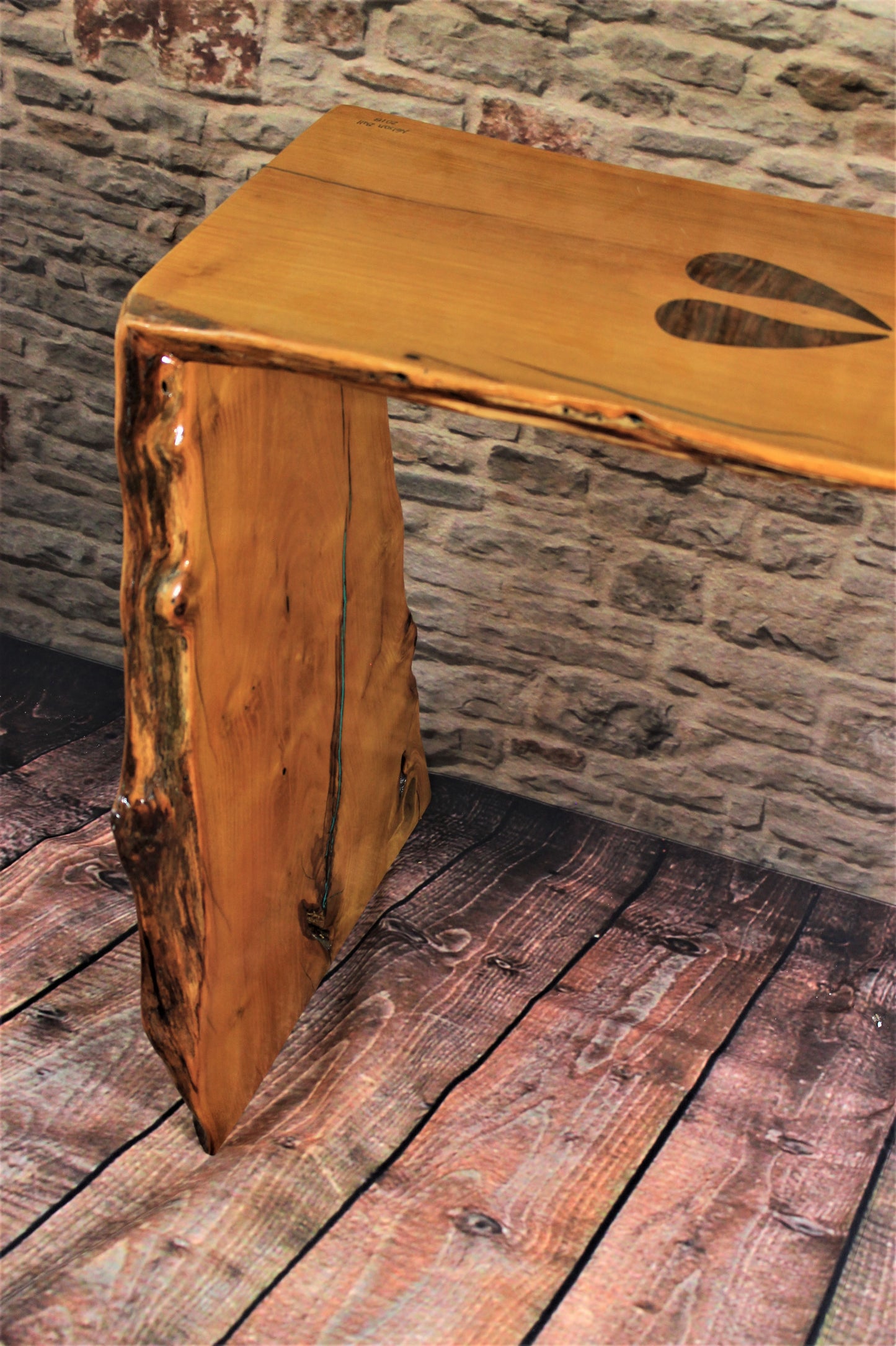 Osage Orange Console Table