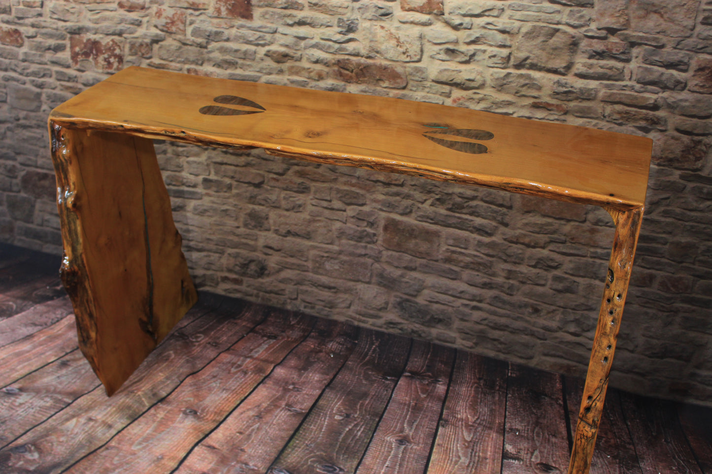 Osage Orange Console Table