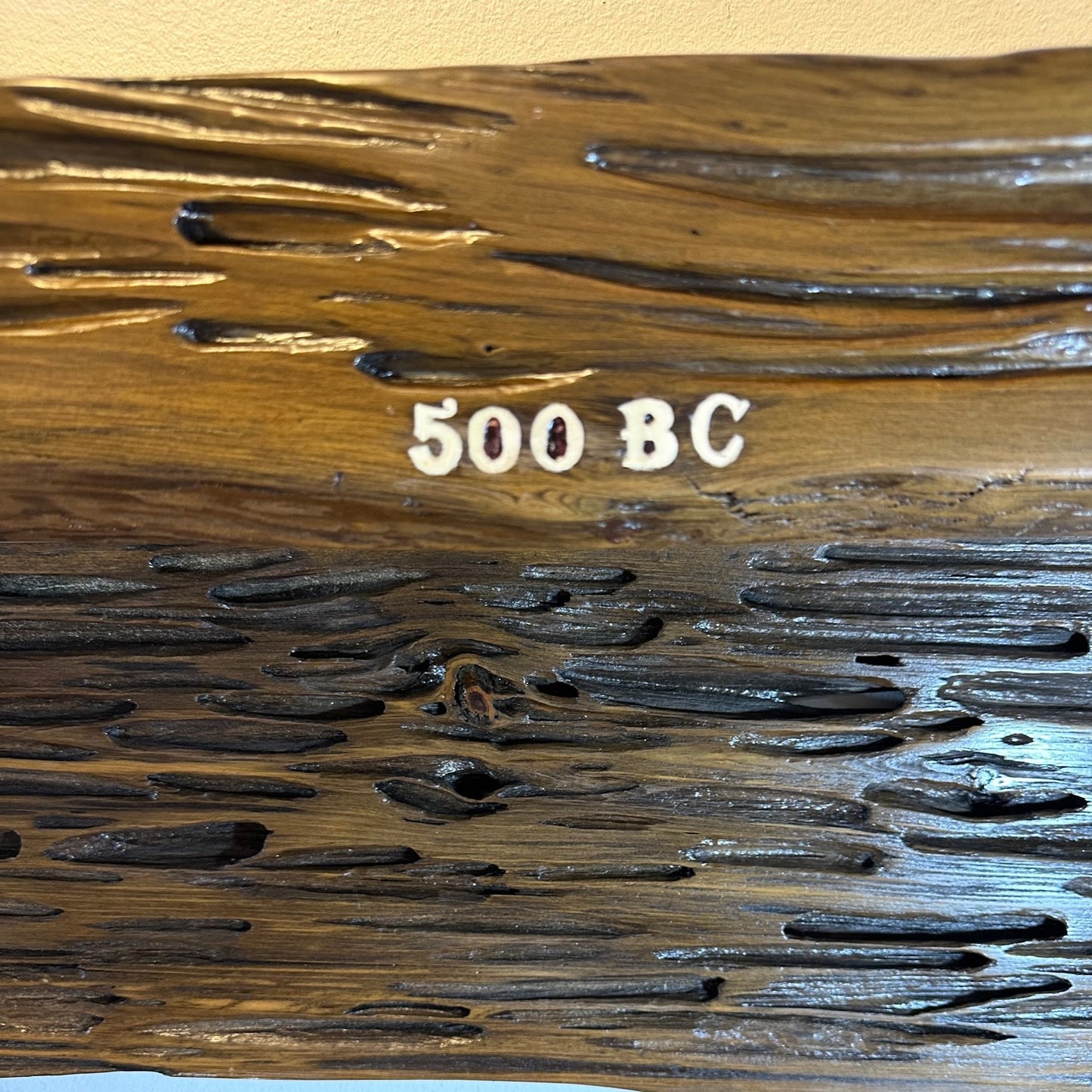 500 BC Ancient Pecky Sinker Cypress Mantles with Accent Piece (4" x 10" x 72")