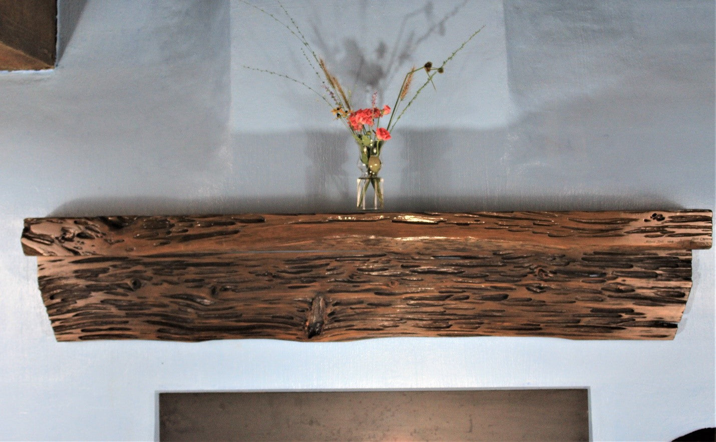 Ancient Pecky Sinker Cypress Mantles with Accent Piece (4" x 10" x 72")